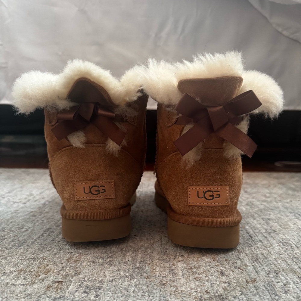 UGG Mini Bailey Bow II Chestnut Boots